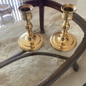 Pair of Baldwin Brass Candlesticks